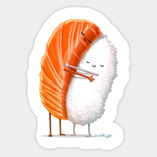 Sushi Hug Sticker